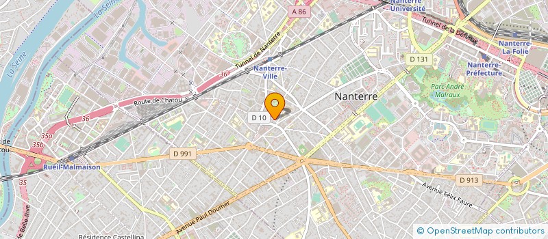 localisation de l'entreprise SUPREME  NANTERRE