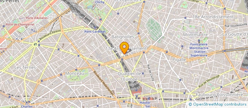 localisation de l'entreprise SUPREME CONSEIL DE FRANCE  PARIS 17