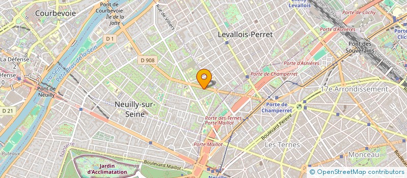 localisation de l'entreprise SUPREME CONSEIL R.E.A.A. à NEUILLY-SUR-SEINE
