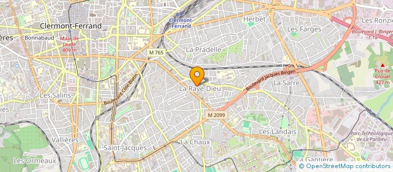 localisation de l'entreprise SUPREME LEGACY  CLERMONT-FERRAND