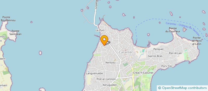 localisation de l'entreprise SUPRNDISTRI à CARANTEC