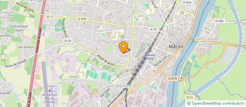 localisation de l'entreprise SUPRONET à MACON