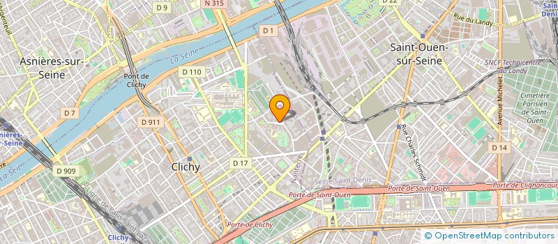 localisation de l'entreprise SUPTEC à CLICHY