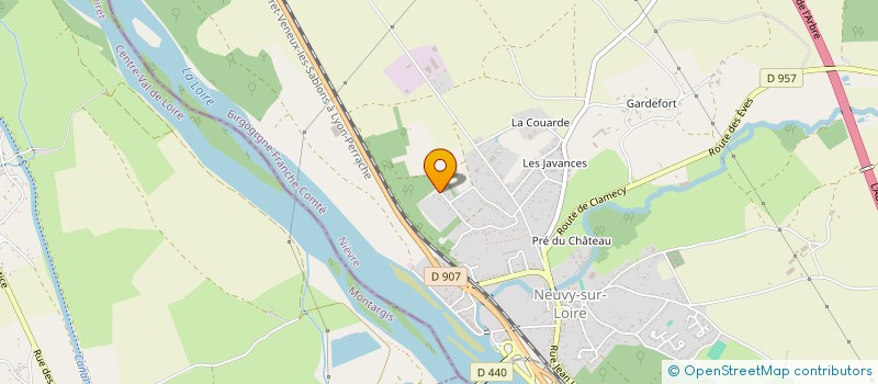 localisation de l'entreprise SUPTOPO à NEUVY-SUR-LOIRE