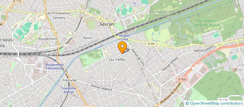 localisation de l'entreprise SUPWEB à SEVRAN
