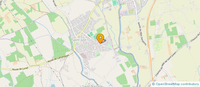 localisation de l'entreprise SUQUET  SAINT-JUST