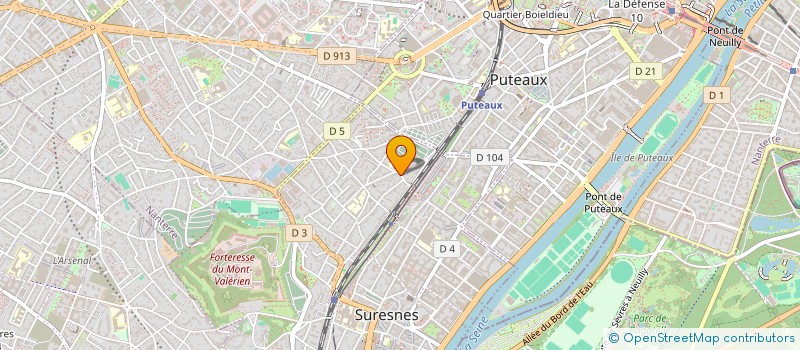 localisation de l'entreprise SUQUET B à SURESNES