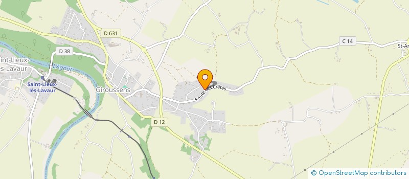 localisation de l'entreprise SUQUET SOLAIRE  GIROUSSENS