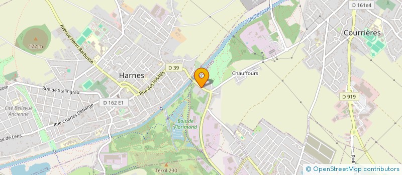 localisation de l'entreprise SUR AUTO  COURRIERES