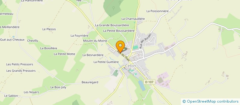 localisation de l'entreprise SUR CETON LA à CETON