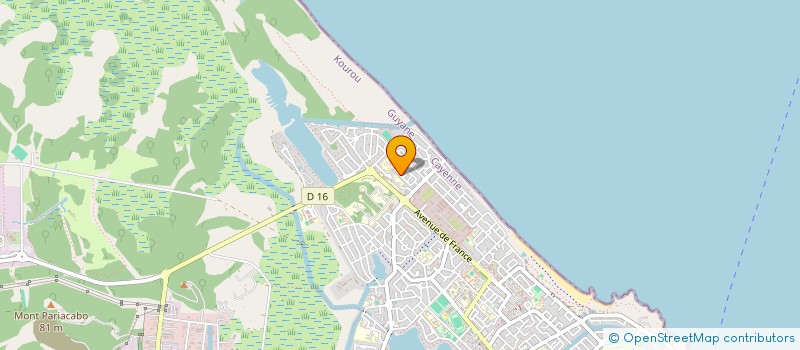 localisation de l'entreprise SUR CONSTRUCTION  KOUROU