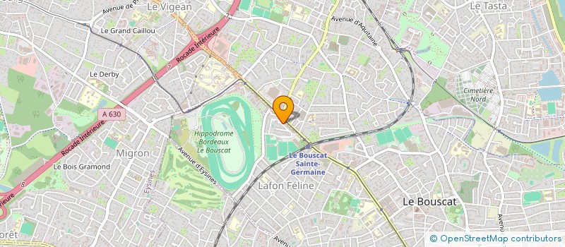 localisation de l'entreprise SUR ELEC SUIVI ET REALISATION ELECTRIQUE  LE BOUSCAT