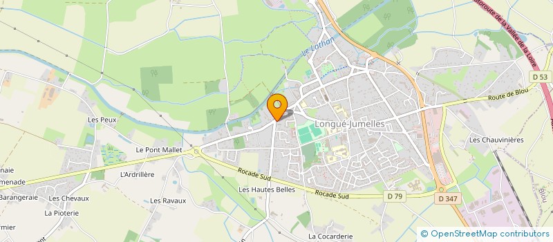 localisation de l'entreprise SUR LA BONNE VOIE  LONGUE-JUMELLES