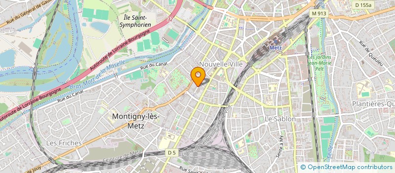 localisation de l'entreprise SUR LA COLLINE  METZ