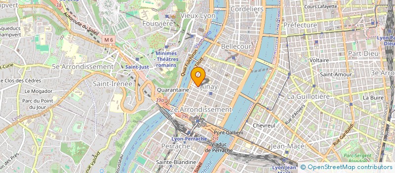 localisation de l'entreprise SUR LA PLACE à LYON