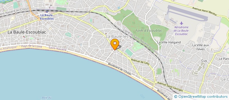 localisation de l'entreprise SUR LA POINTE DES PIEDS à LA BAULE-ESCOUBLAC