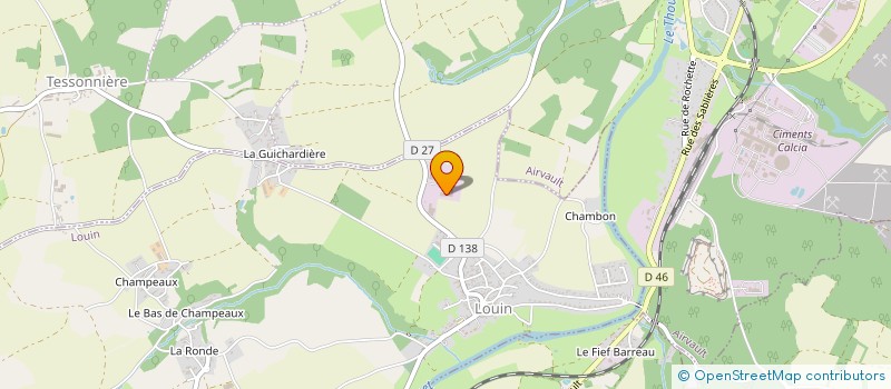 localisation de l'entreprise SUR LA RIE  SAINT-GENEROUX