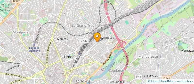 localisation de l'entreprise SUR LA ROUTE DU 4L'DORADO à LIMOGES
