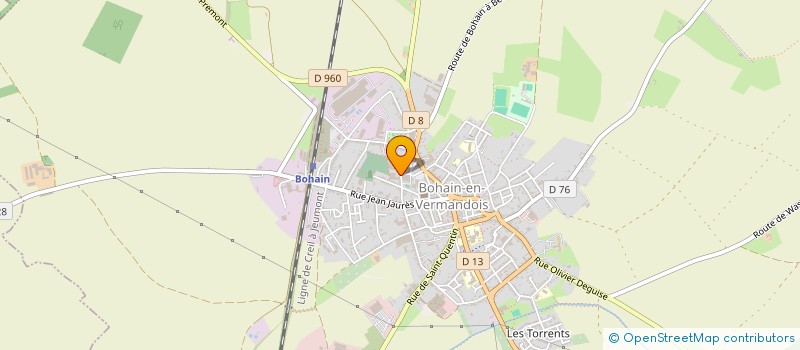 localisation de l'entreprise SUR LA ROUTE DU THEATRE à BOHAIN-EN-VERMANDOIS