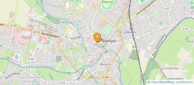localisation de l'entreprise SUR LA TERRE COMME AU CIEL à ALENCON