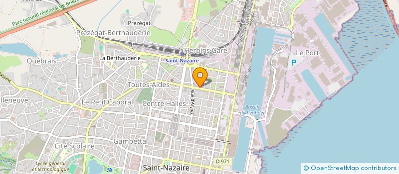 localisation de l'entreprise SUR LA VOIE DE L'ACUPUNCTURE TRADIONNELLE  SAINT-NAZAIRE