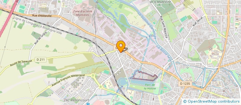 localisation de l'entreprise SUR LA VOIE DU IAI  AMIENS