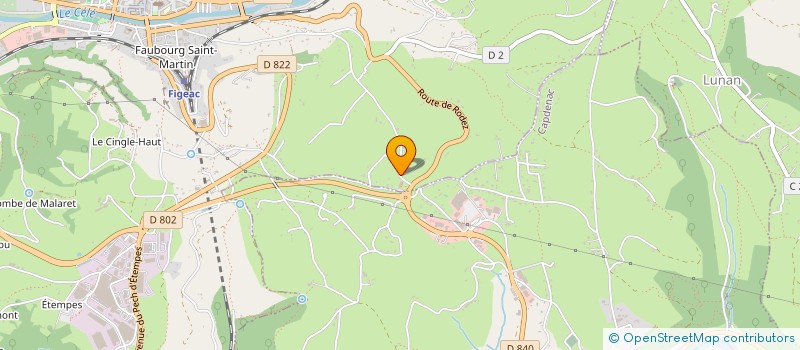 localisation de l'entreprise SUR LA VOIE DU MAT  FIGEAC