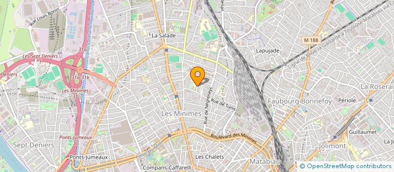 localisation de l'entreprise SUR LE BOUT DE LA FEUILLE  TOULOUSE