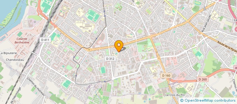 localisation de l'entreprise SUR LE BOUT DE LA LANGUE à ANGERS
