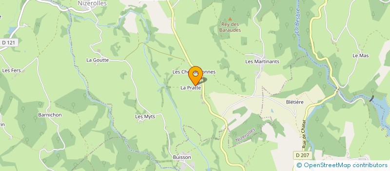 localisation de l'entreprise SUR LE BOUT DE LA LANGUE  NIZEROLLES