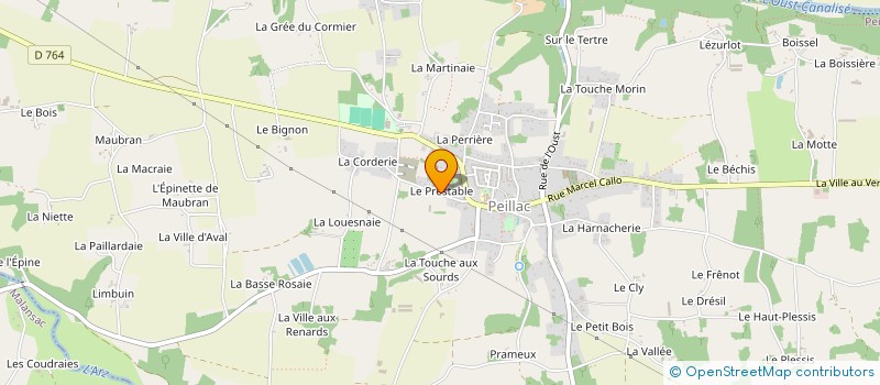 localisation de l'entreprise SUR LE BOUT DES DOIGTS à PEILLAC