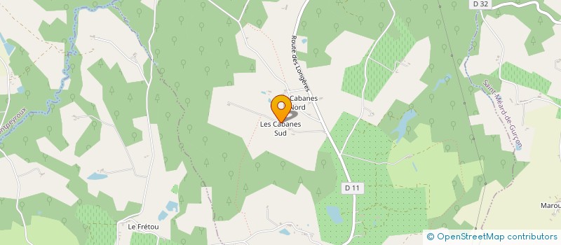 localisation de l'entreprise SUR LE CHAMP  MONTAZEAU