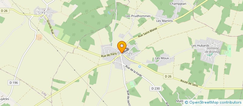 localisation de l'entreprise SUR LE CHEMIN DE L'ECOLE  MONTACHER-VILLEGARDIN