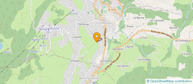 localisation de l'entreprise SUR LE FEUG I  COMBLOUX