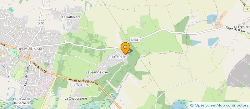 localisation de l'entreprise SUR LE FIL à BREM-SUR-MER