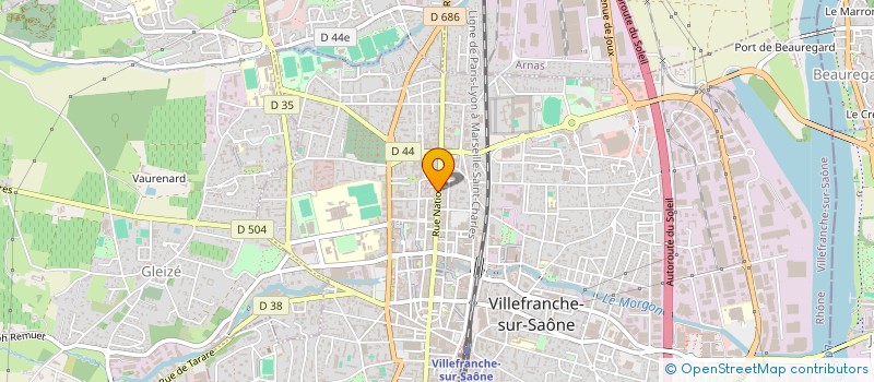 localisation de l'entreprise SUR LE POUCE à VILLEFRANCHE-SUR-SAONE