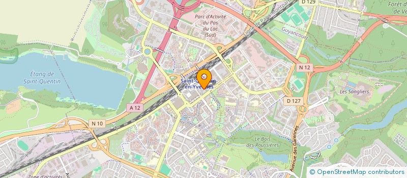 localisation de l'entreprise SUR LE POUCE à MONTIGNY-LE-BRETONNEUX