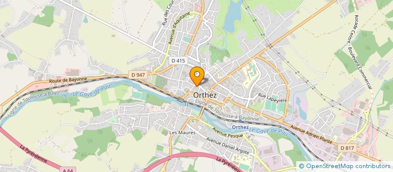 localisation de l'entreprise SUR LE POUCE ET PLUS à SALIES-DE-BEARN