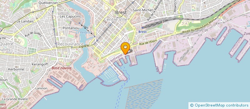localisation de l'entreprise SUR LE QUAI à BREST