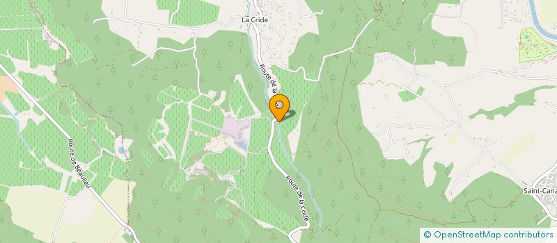 localisation de l'entreprise SUR LE ROC  LE PUY-SAINTE-REPARADE