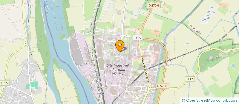 localisation de l'entreprise SUR LE TERRAIN  ARLES