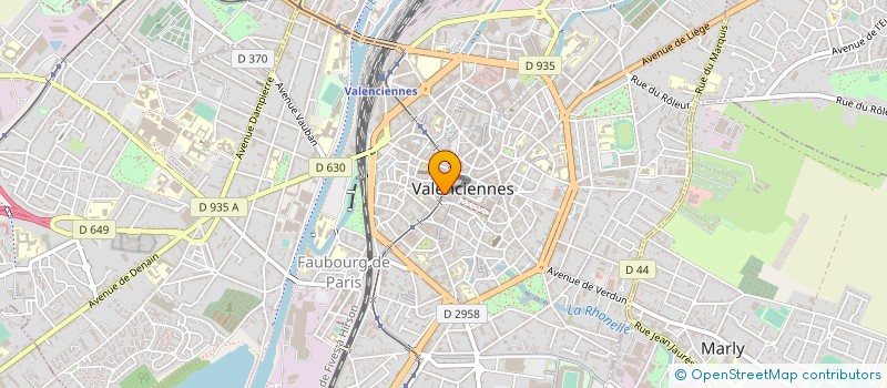 localisation de l'entreprise SUR LE TROTTOIR D'EN FACE à VALENCIENNES