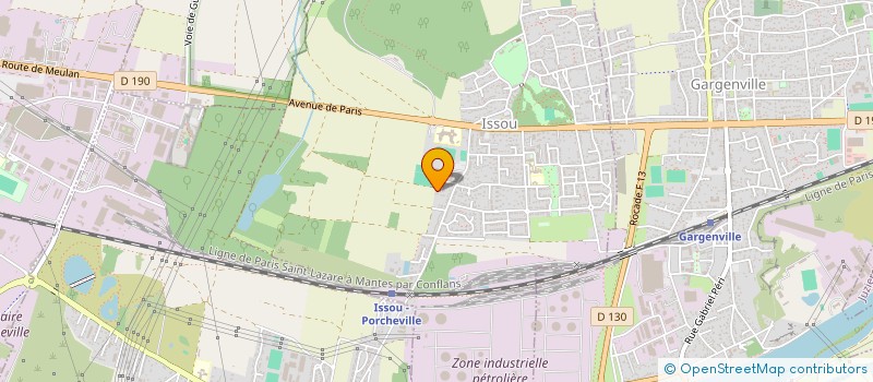 localisation de l'entreprise SUR LE ZINC  ISSOU