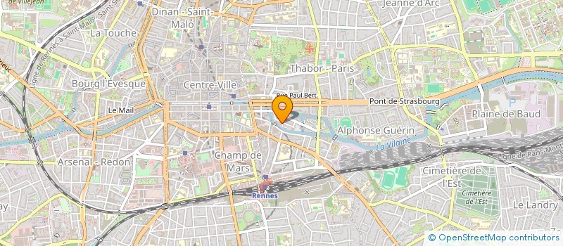 localisation de l'entreprise SUR LES CHEMINS DE BRETAGNE  RENNES