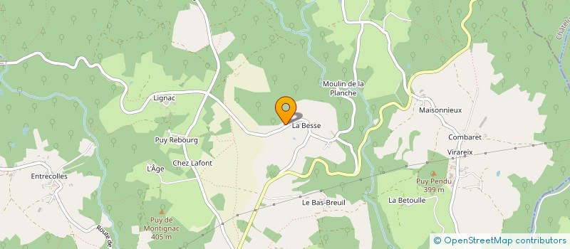 localisation de l'entreprise SUR LES CIMES  SAINT-LEGER-LA-MONTAGNE