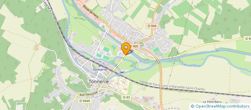 localisation de l'entreprise SUR LES CLOS à TONNERRE