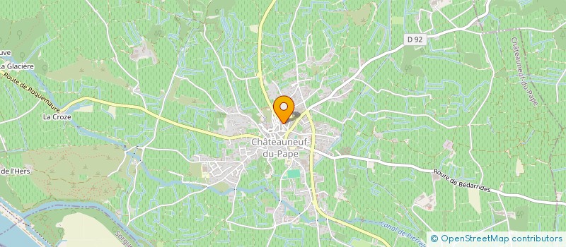 localisation de l'entreprise SUR LES DEUX RIVES  CHATEAUNEUF-DU-PAPE