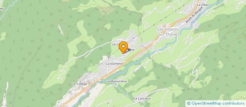 localisation de l'entreprise SUR LES GALETS à THONES