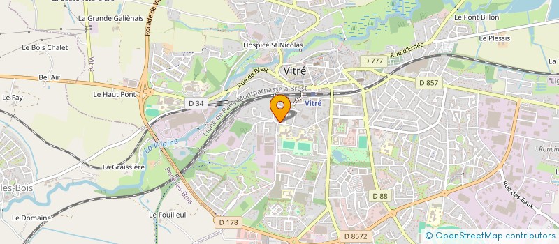 localisation de l'entreprise SUR LES PAS DE SOREN  VITRE