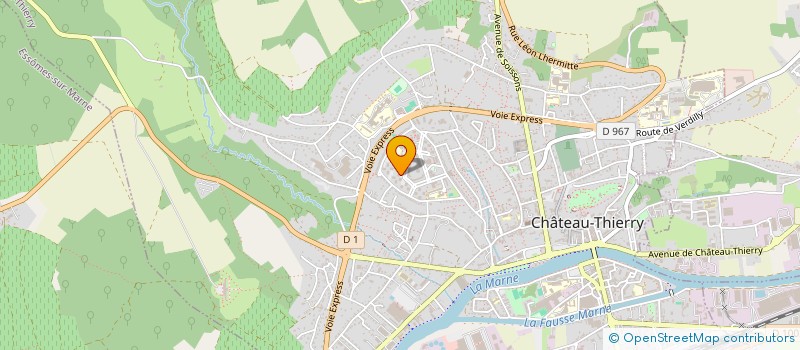 localisation de l'entreprise SUR LES PAS DE SYRINE-LEILA  CHATEAU-THIERRY